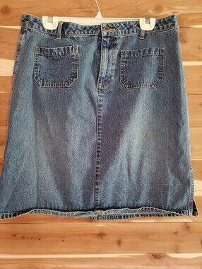 Old Navy Denim Pencil Skirt — Blue Wash